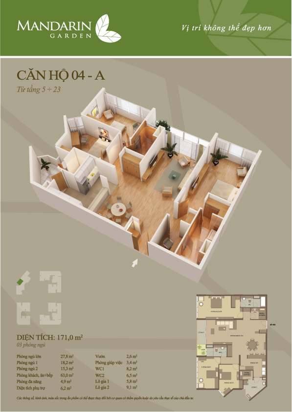 Thiết kế căn hộ 04-A