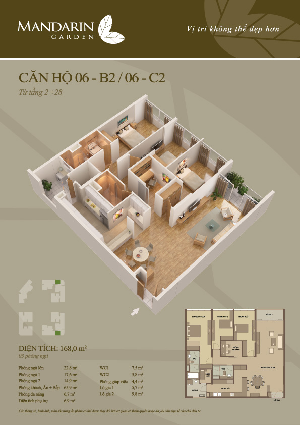 Thiết kế căn hộ 06-B2