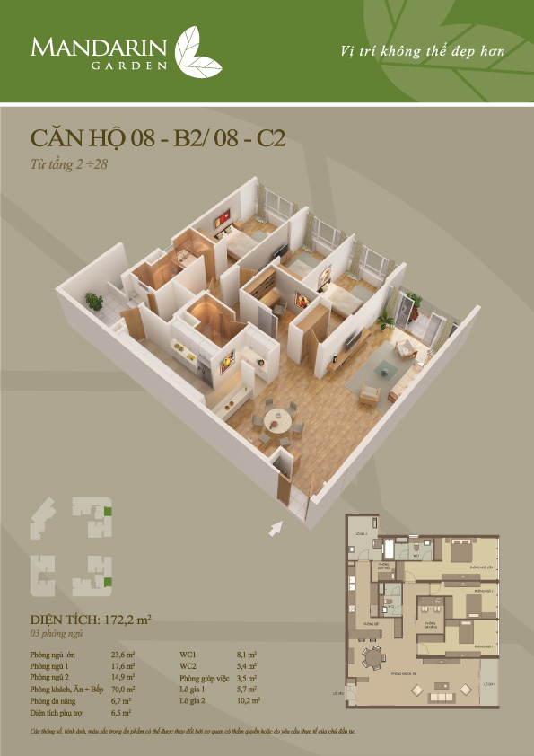 Thiết kế căn hộ 08-B2