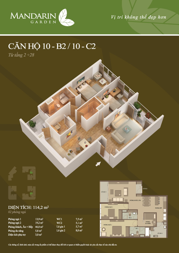 Thiết kế căn hộ 10-C2