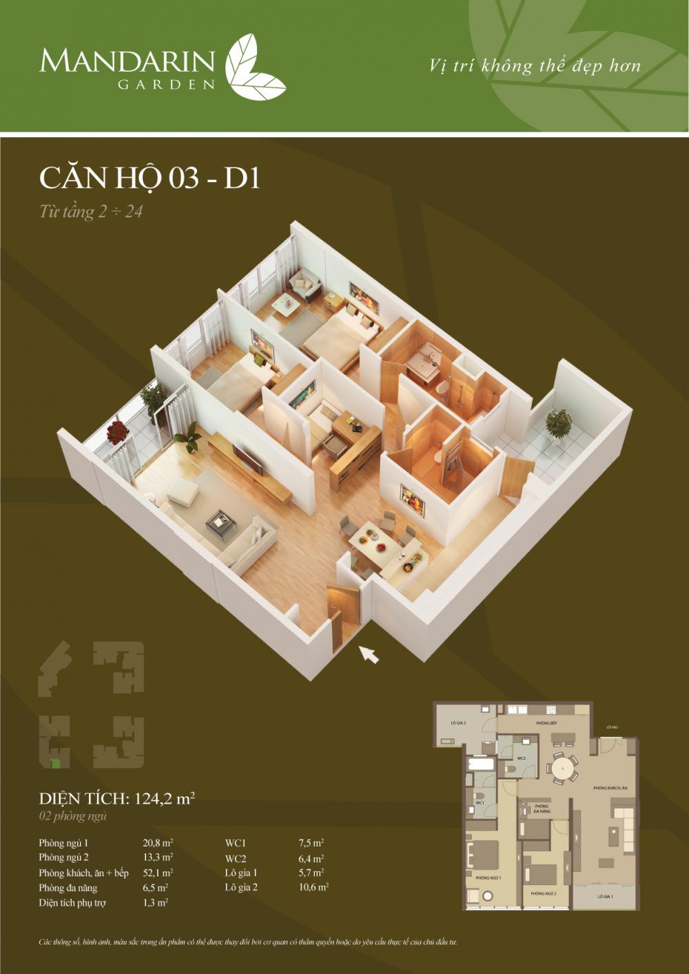 Thiết kế căn hộ 03-D1