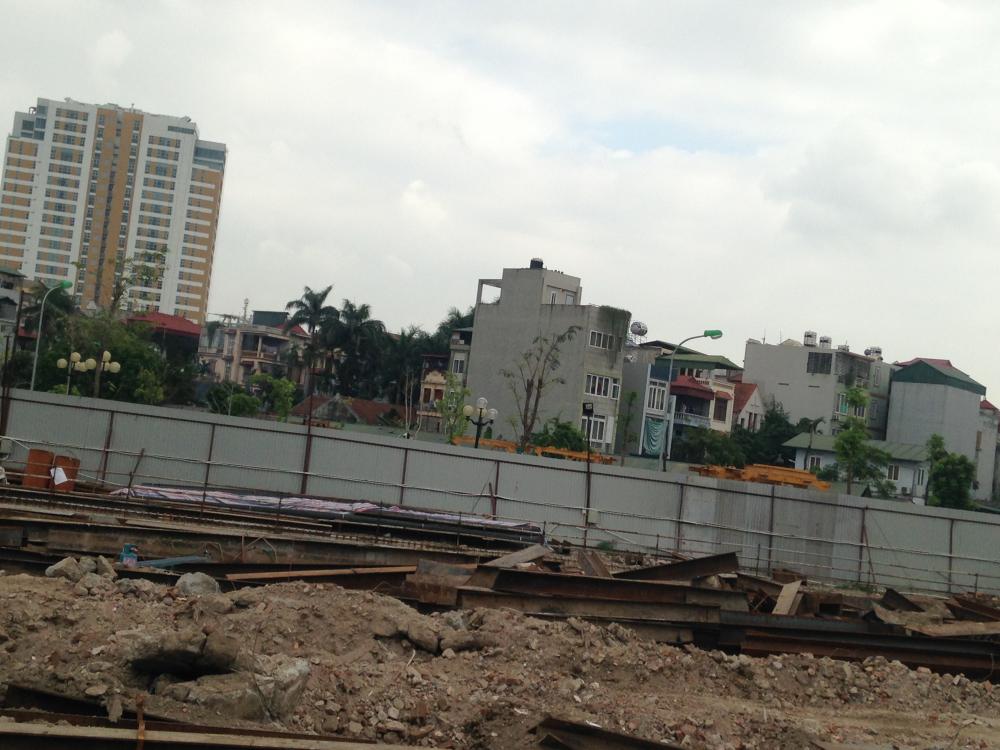 Tòa còn lại đang triển khai làm móng