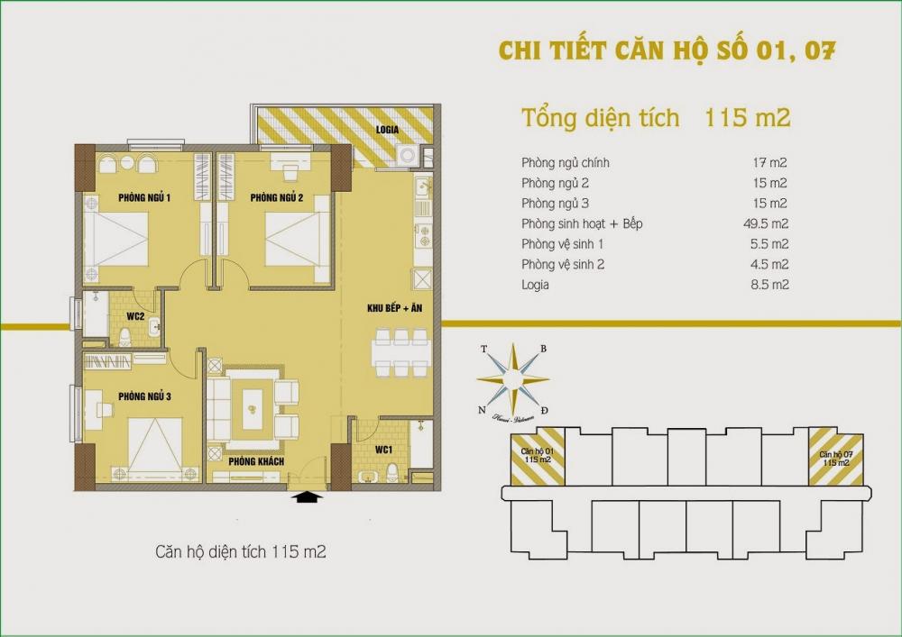 Thiết kế căn hộ 01, 07