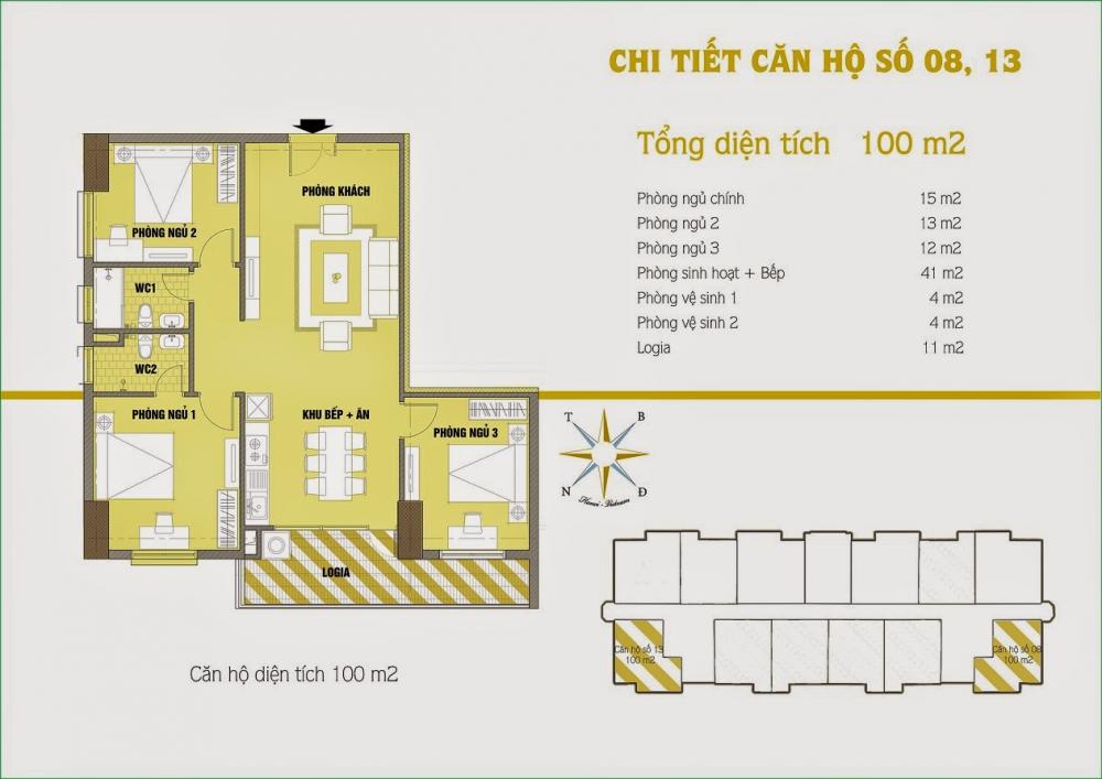 Thiết kế căn hộ 08, 13