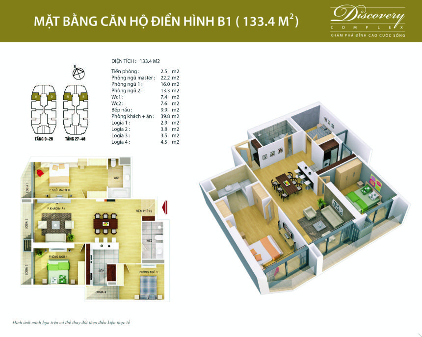 Thiết kế căn hộ B1