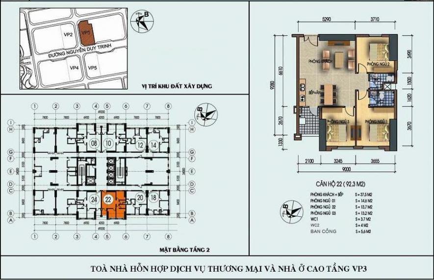 Thiết kế căn hộ 22