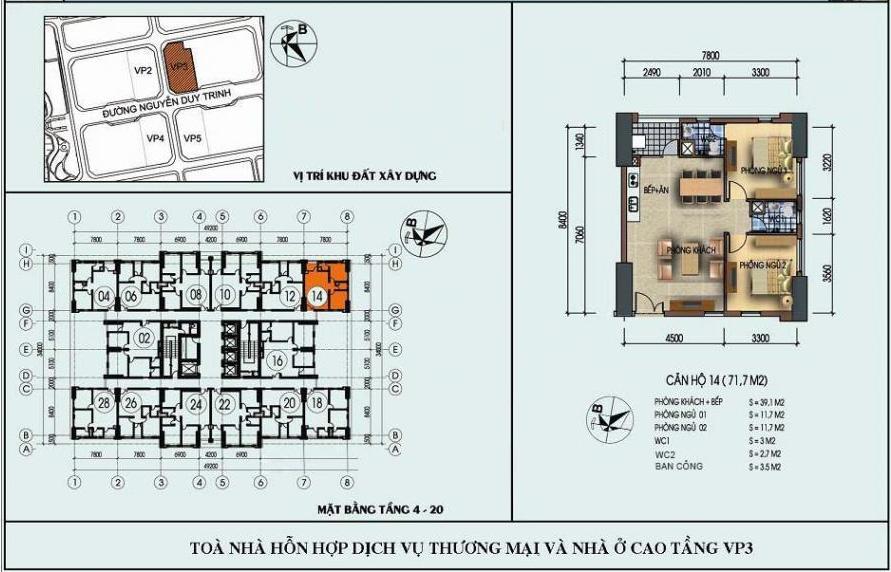 Thiết kế căn hộ 14