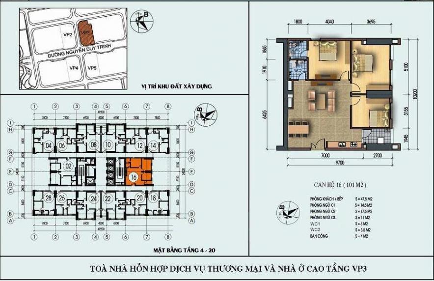 Thiết kế căn hộ 16