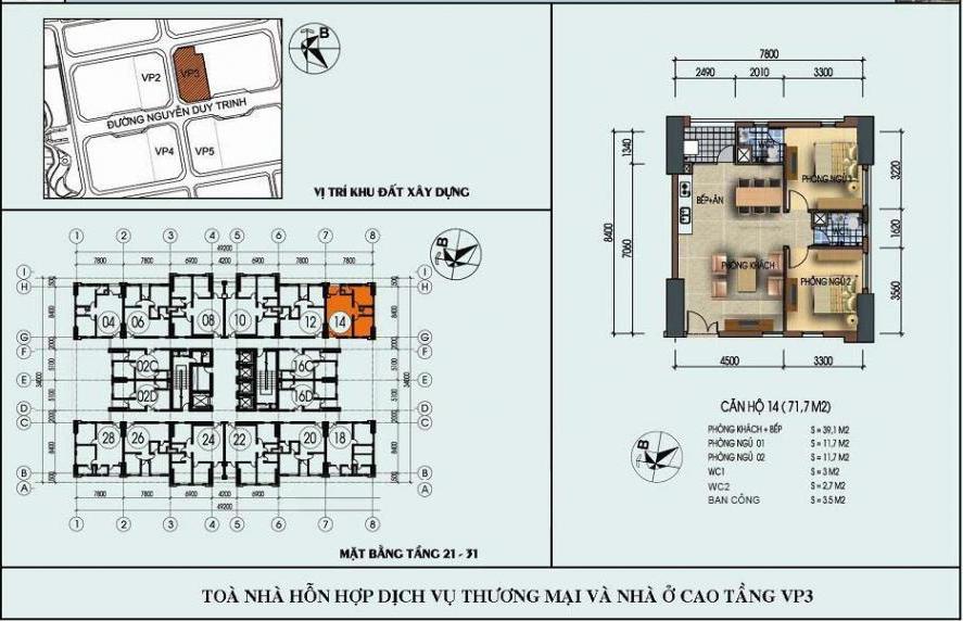 Thiết kế căn hộ 14