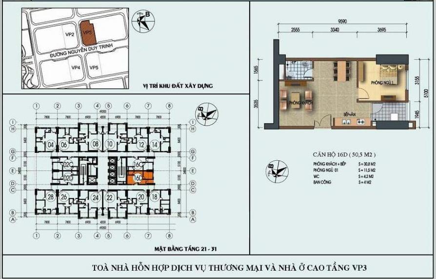 Thiết kế căn hộ 16D