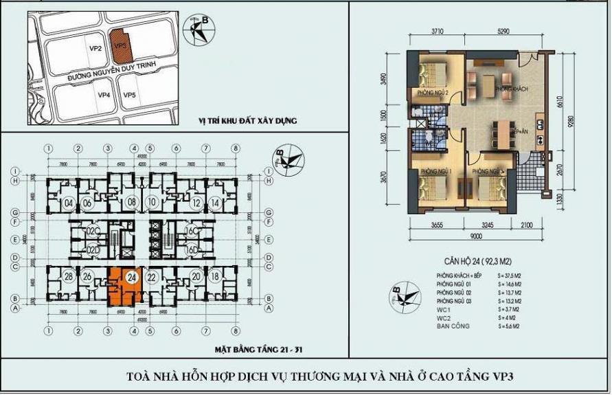 Thiết kế căn hộ 24