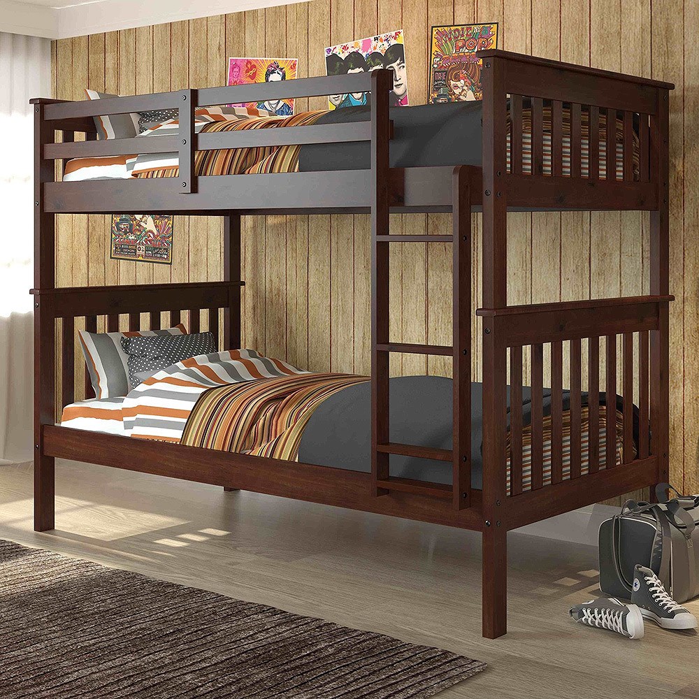 Nếu bạn muốn tiết kiệm chi phí mua sắm thì mẫu giường tầng kích thước lớn này là lựa chọn phù hợp, con bạn có thể dùng chúng tới khi trưởng thành. Những mẫu giường tầng cho trẻ em siêu đẹp và tiết kiệm diện tích
